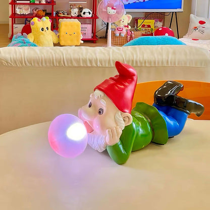 Bubble Dwarf Multicolor Glass Table Lamp