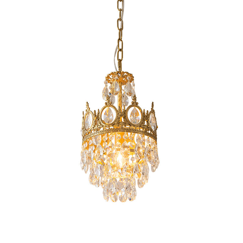 Cameo Copper Crystal Chandelier