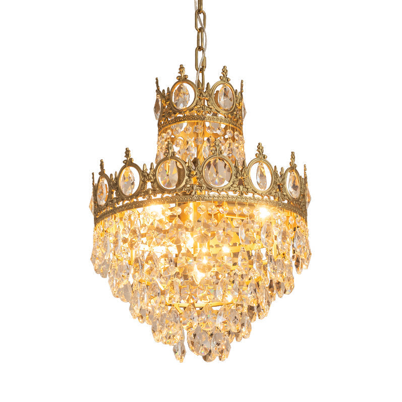 Cameo Copper Crystal Chandelier