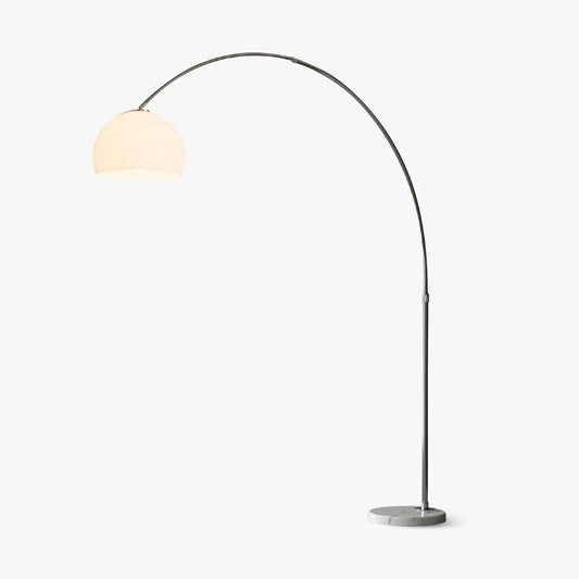 Cantoria Stainless Steel Marble Floor Lamp