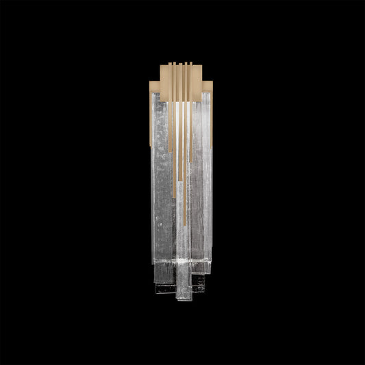 Cascading Fused Glass Rhythm Wall Sconce