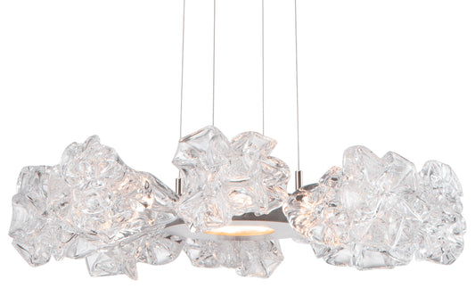 Celestine Blossom Ring LED Chandelier