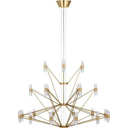 Celestine Bronze Crystal LED Chandelier