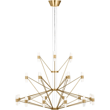 Celestine Bronze Crystal LED Chandelier