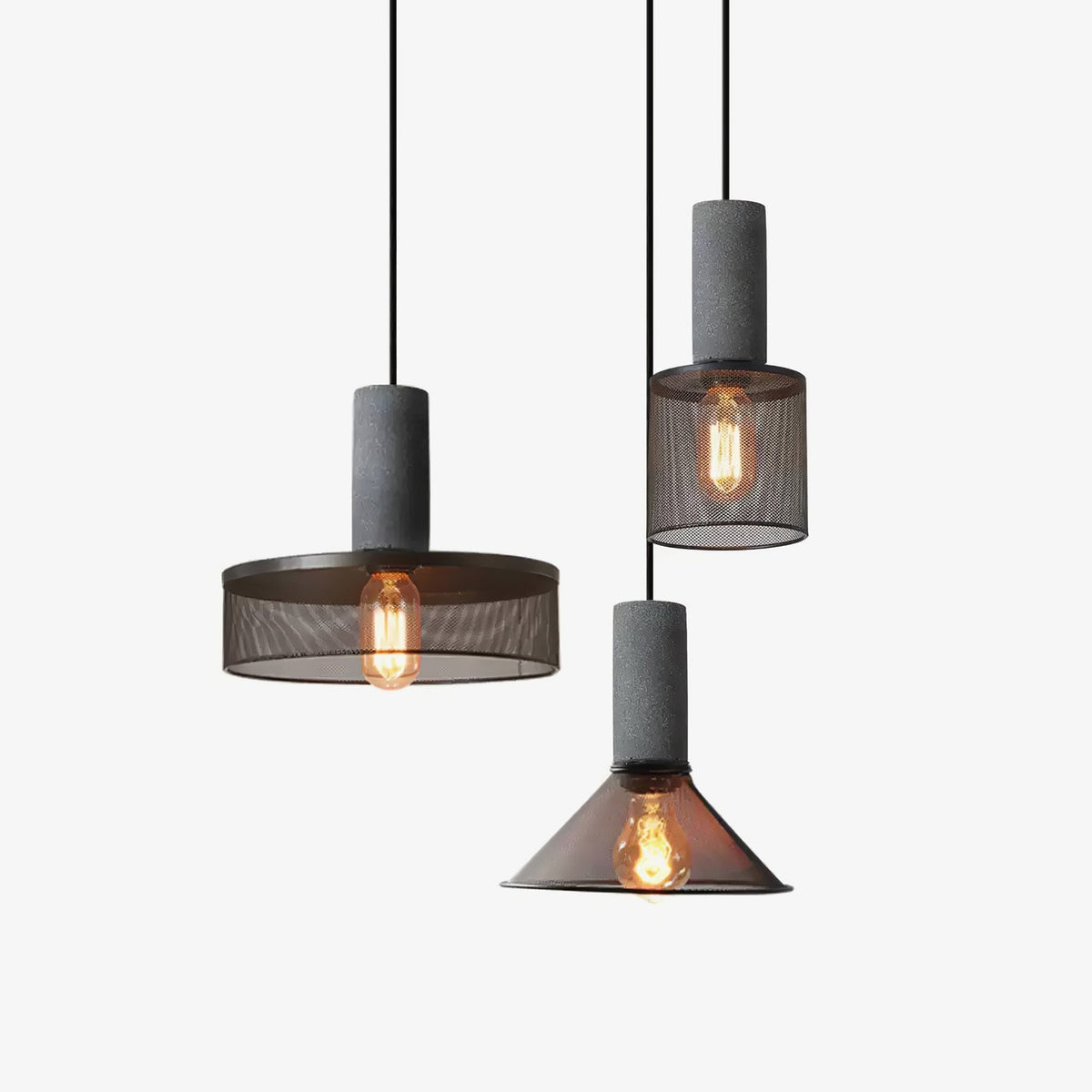 Cement Mesh Pendant Light pendant Lamp