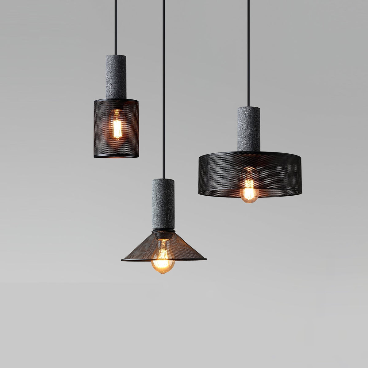Cement Mesh Pendant Light pendant Lamp