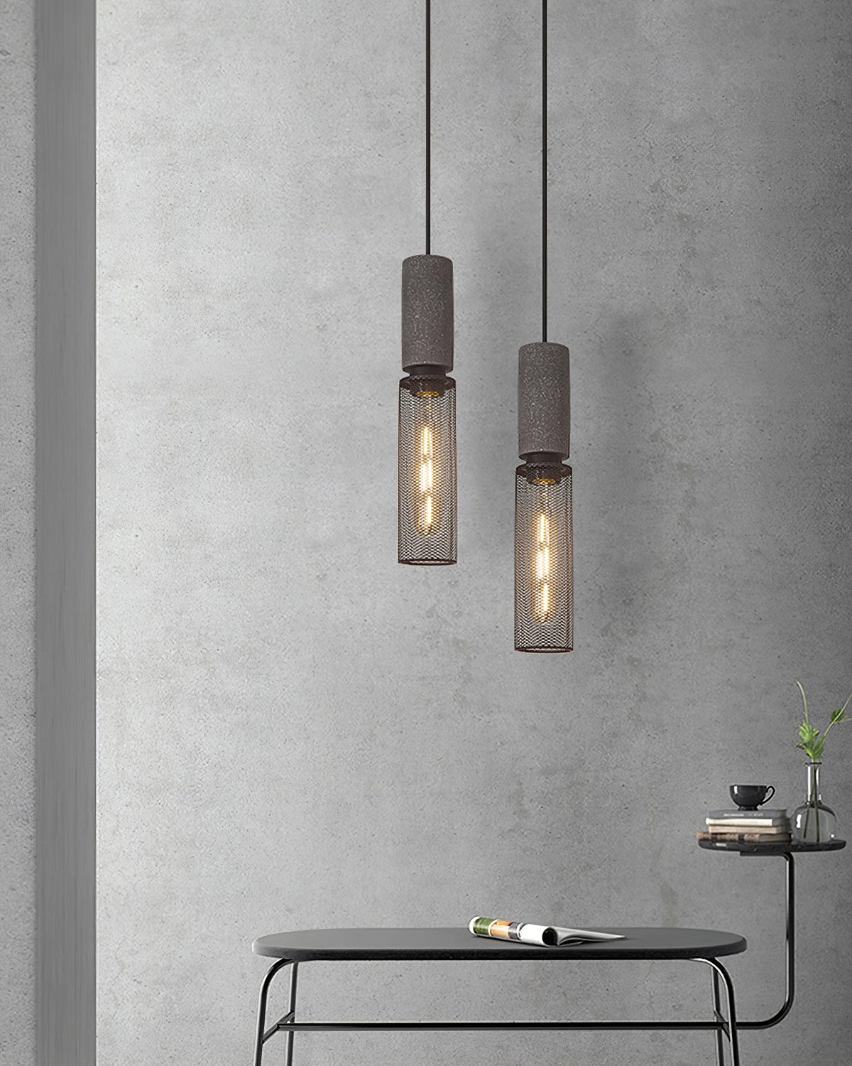 Cement Mesh Pendant Light pendant Lamp