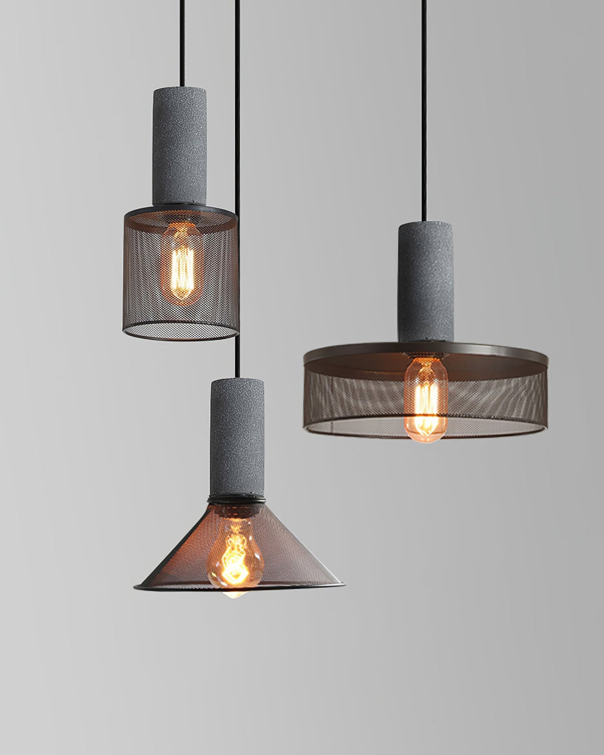 Cement Mesh Pendant Light pendant Lamp