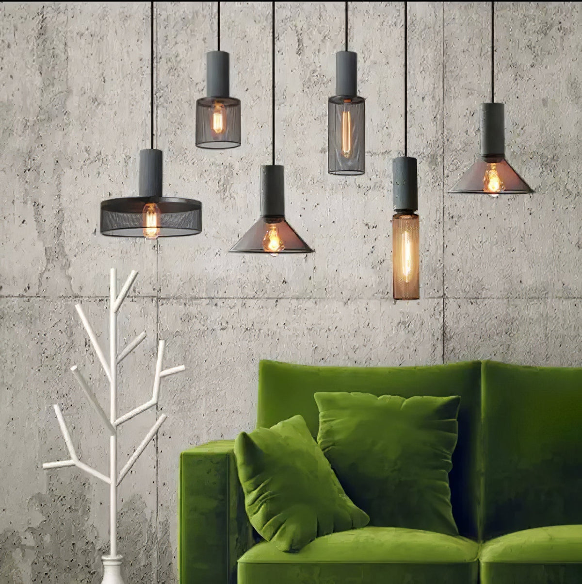 Cement Mesh Pendant Light pendant Lamp