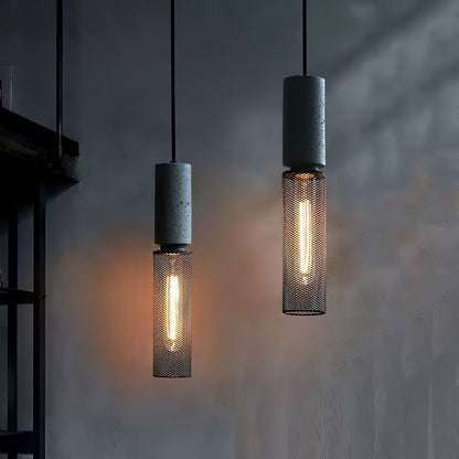 Cement Mesh Pendant Light pendant Lamp