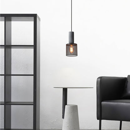 Cement Mesh Pendant Light pendant Lamp