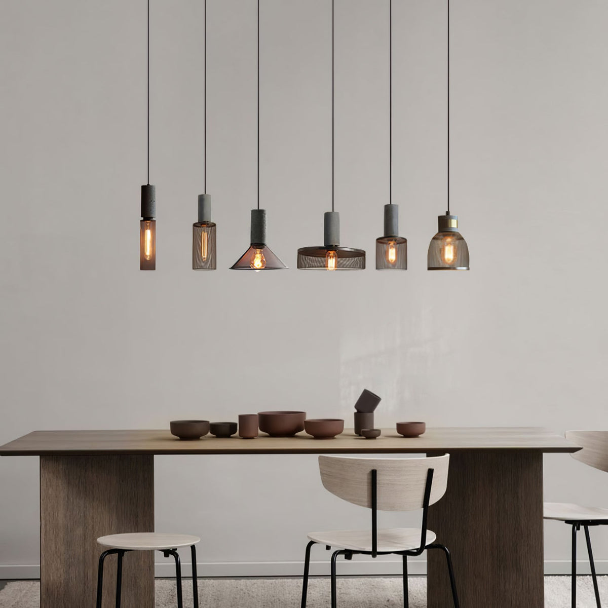 Cement Mesh Pendant Light pendant Lamp