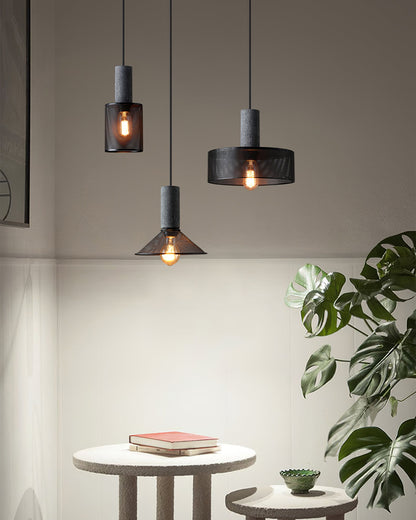 Cement Mesh Pendant Light pendant Lamp