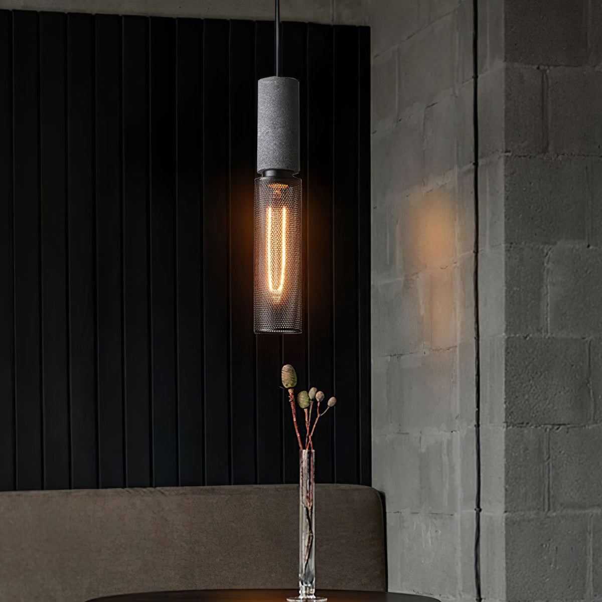 Cement Mesh Pendant Light pendant Lamp