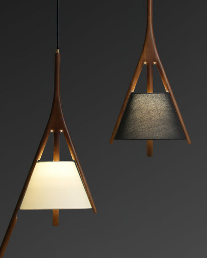 Chevronwood Wood LED Multi-Light Pendant