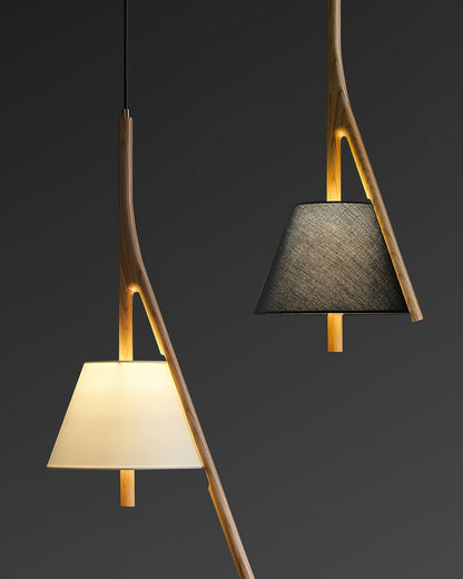 Chevronwood Wood LED Multi-Light Pendant