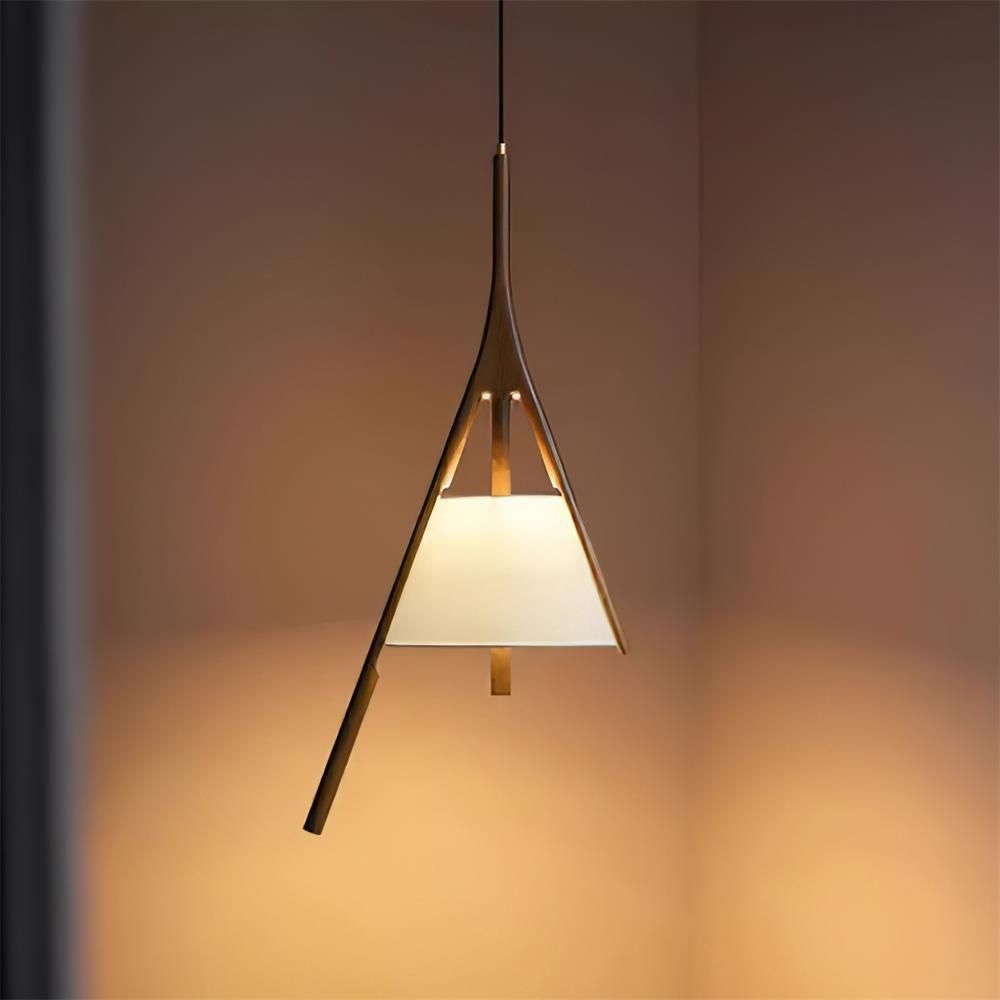 Chevronwood Wood LED Multi-Light Pendant