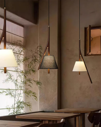 Chevronwood Wood LED Multi-Light Pendant