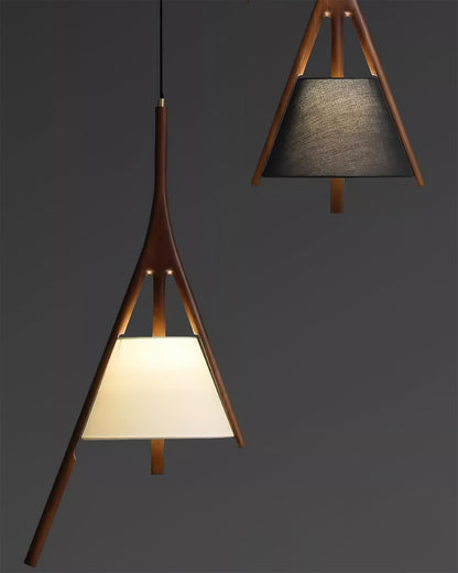 Chevronwood Wood LED Multi-Light Pendant