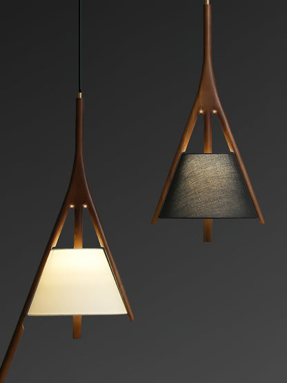 Chevronwood Wood LED Multi-Light Pendant