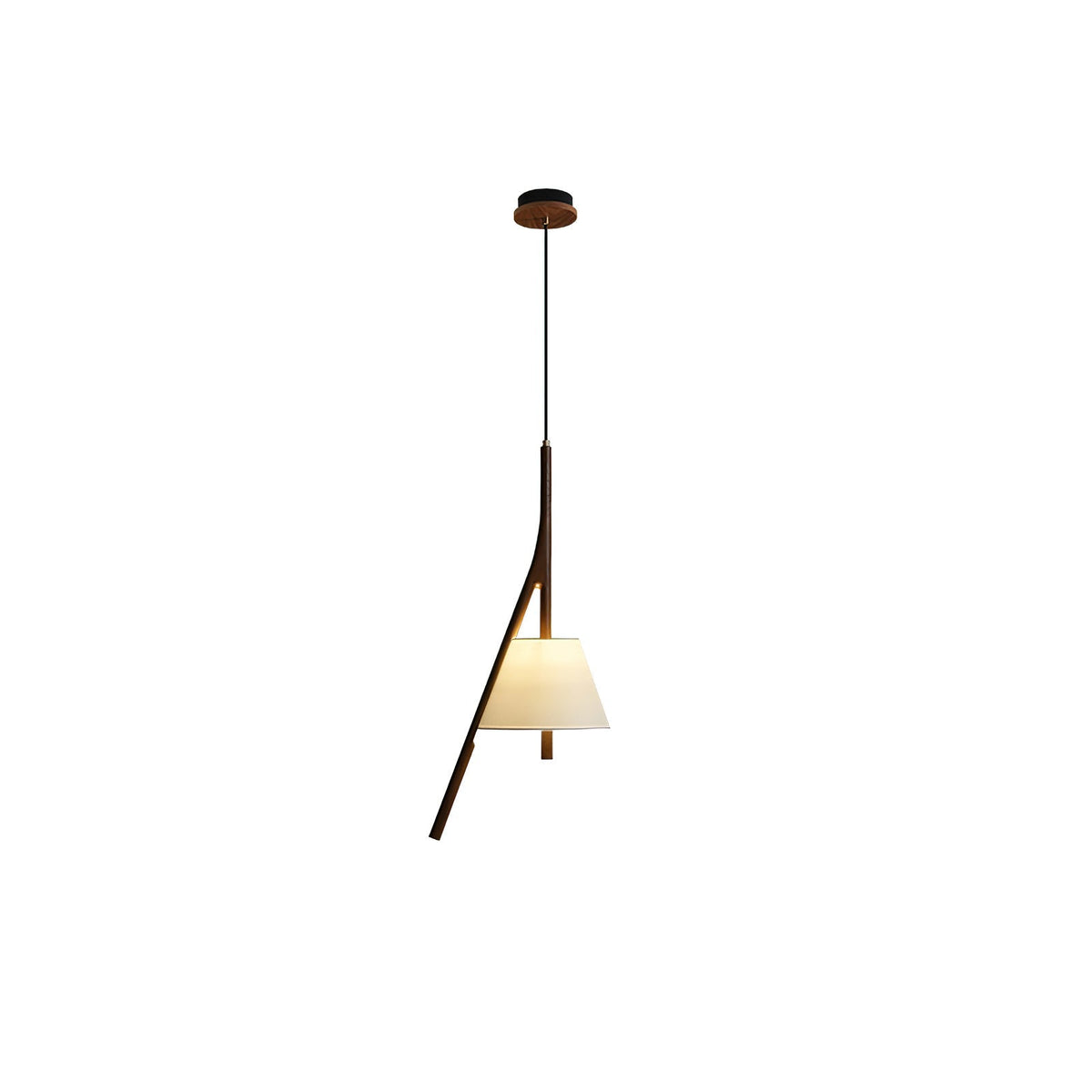 Chevronwood Wood LED Multi-Light Pendant