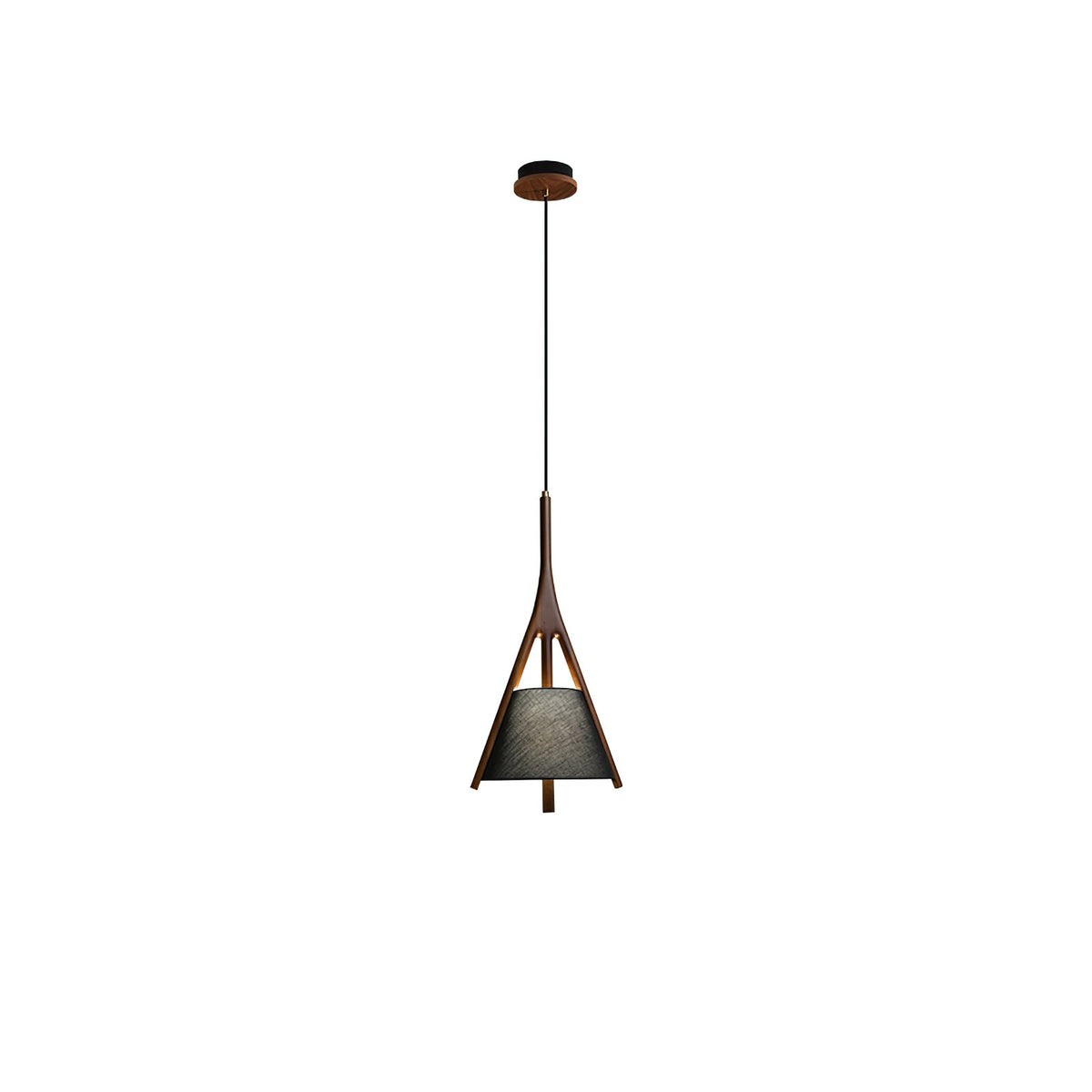 Chevronwood Wood LED Multi-Light Pendant