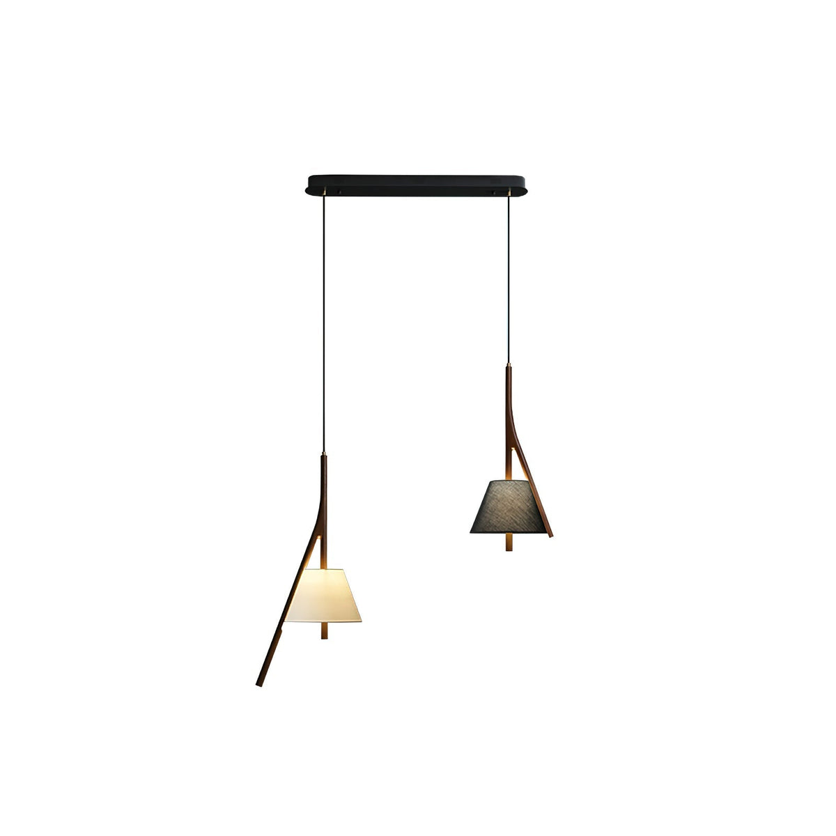 Chevronwood Wood LED Multi-Light Pendant