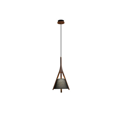 Chevronwood Wood LED Multi-Light Pendant
