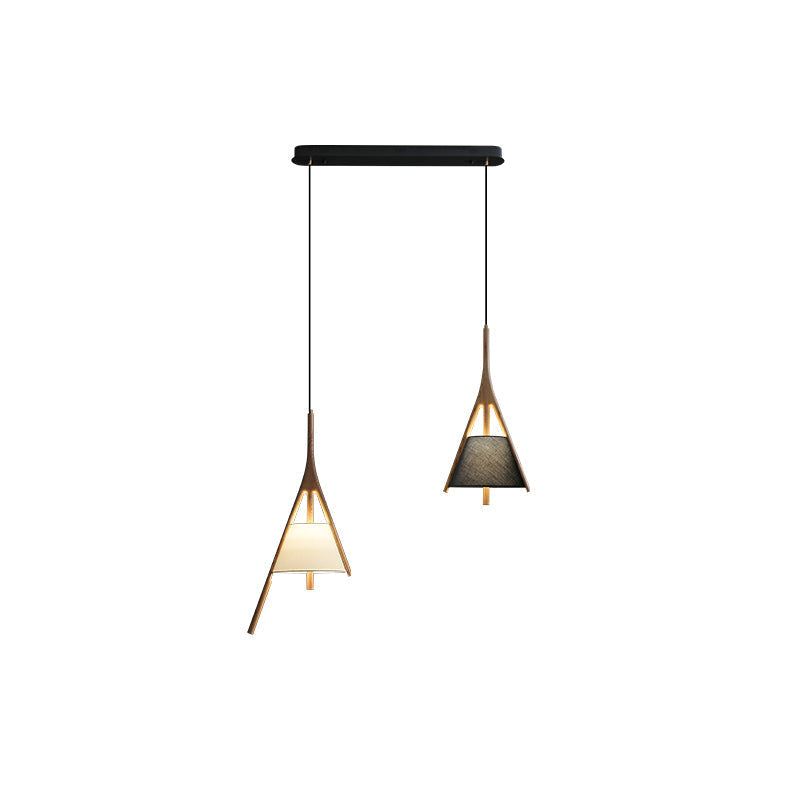 Chevronwood Wood LED Multi-Light Pendant