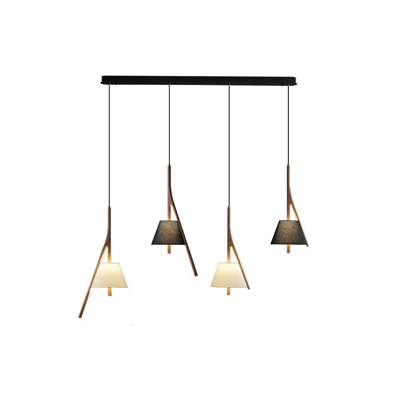 Chevronwood Wood LED Multi-Light Pendant