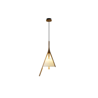 Chevronwood Wood LED Multi-Light Pendant