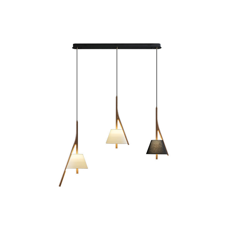Chevronwood Wood LED Multi-Light Pendant