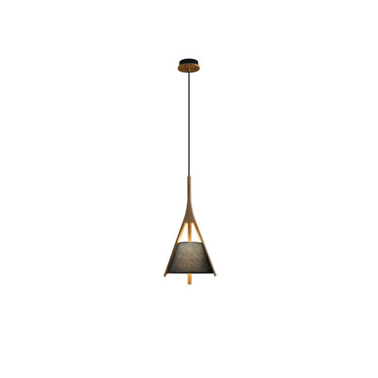 Chevronwood Wood LED Multi-Light Pendant