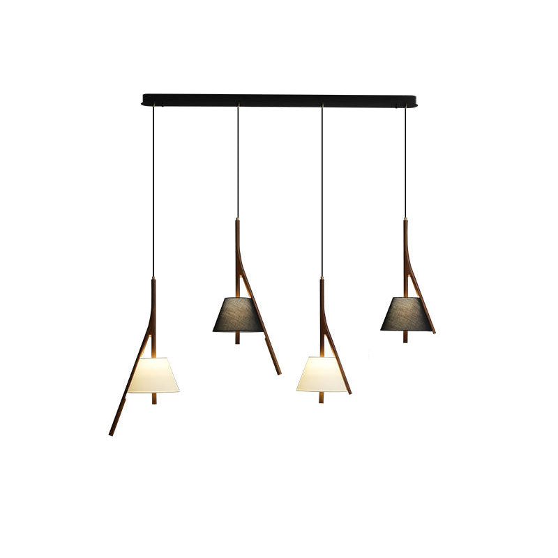 Chevronwood Wood LED Multi-Light Pendant