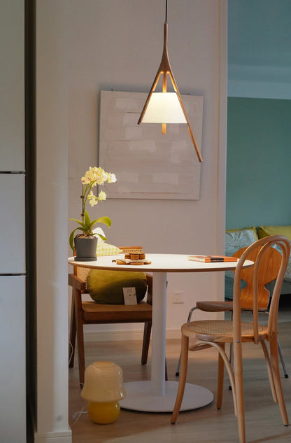 Chevronwood Wood LED Multi-Light Pendant