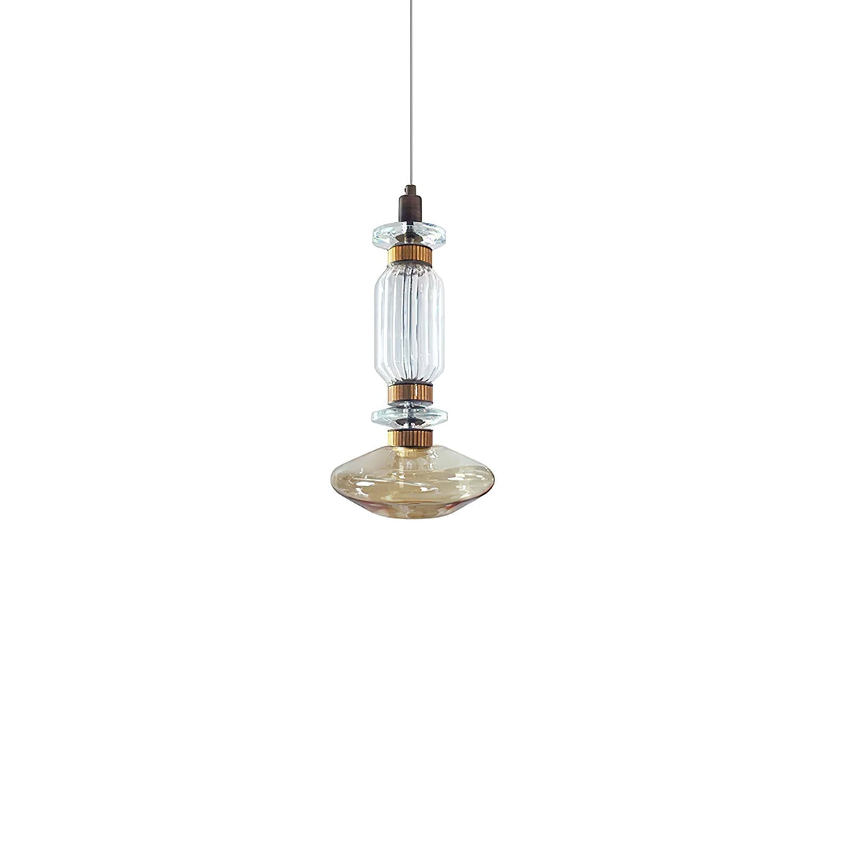Chorevia Gold Glass Multi-Light Pendant