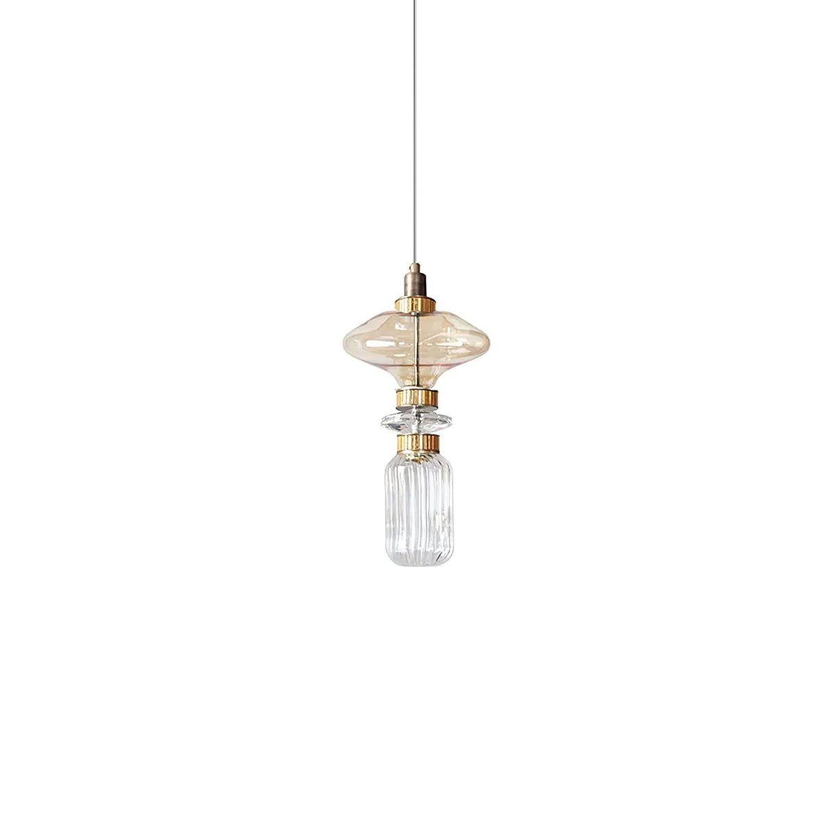 Chorevia Gold Glass Multi-Light Pendant