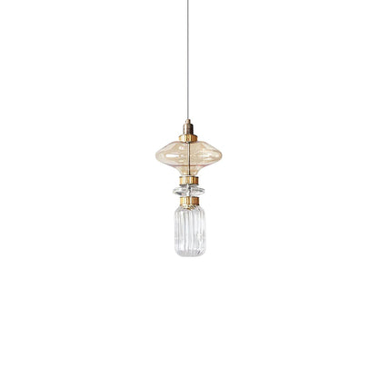Chorevia Gold Glass Multi-Light Pendant