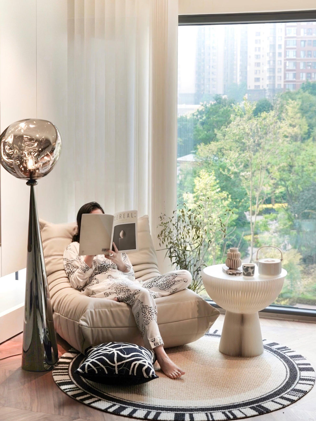 Chromafuse Reflective Floor Lamp