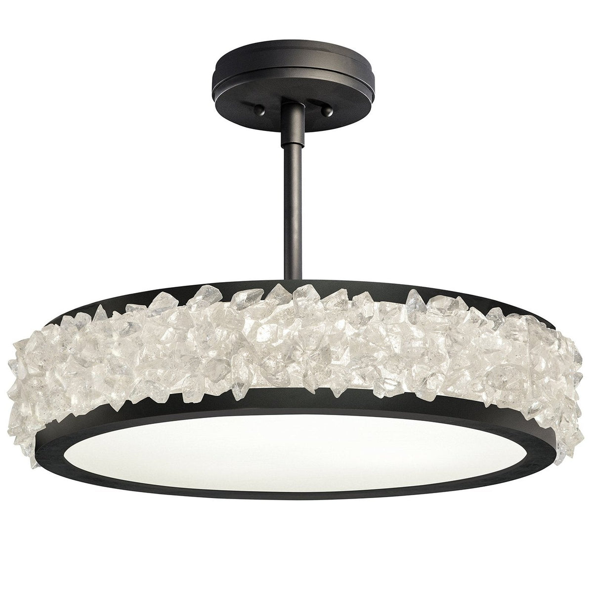 Cirrus Gem Multi-Finish Semi-Flush Ceiling Light