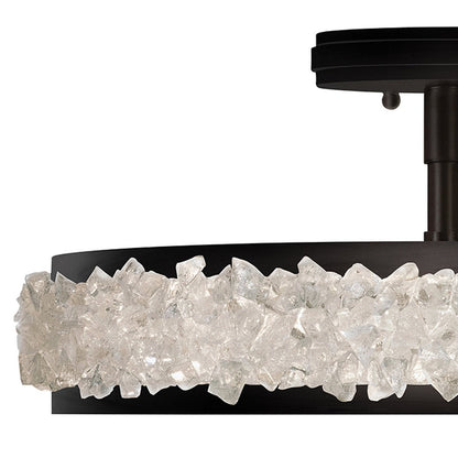 Cirrus Gem Multi-Finish Semi-Flush Ceiling Light