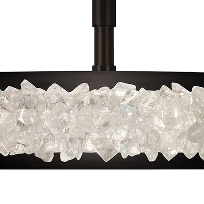 Cirrus Gem Multi-Finish Semi-Flush Ceiling Light