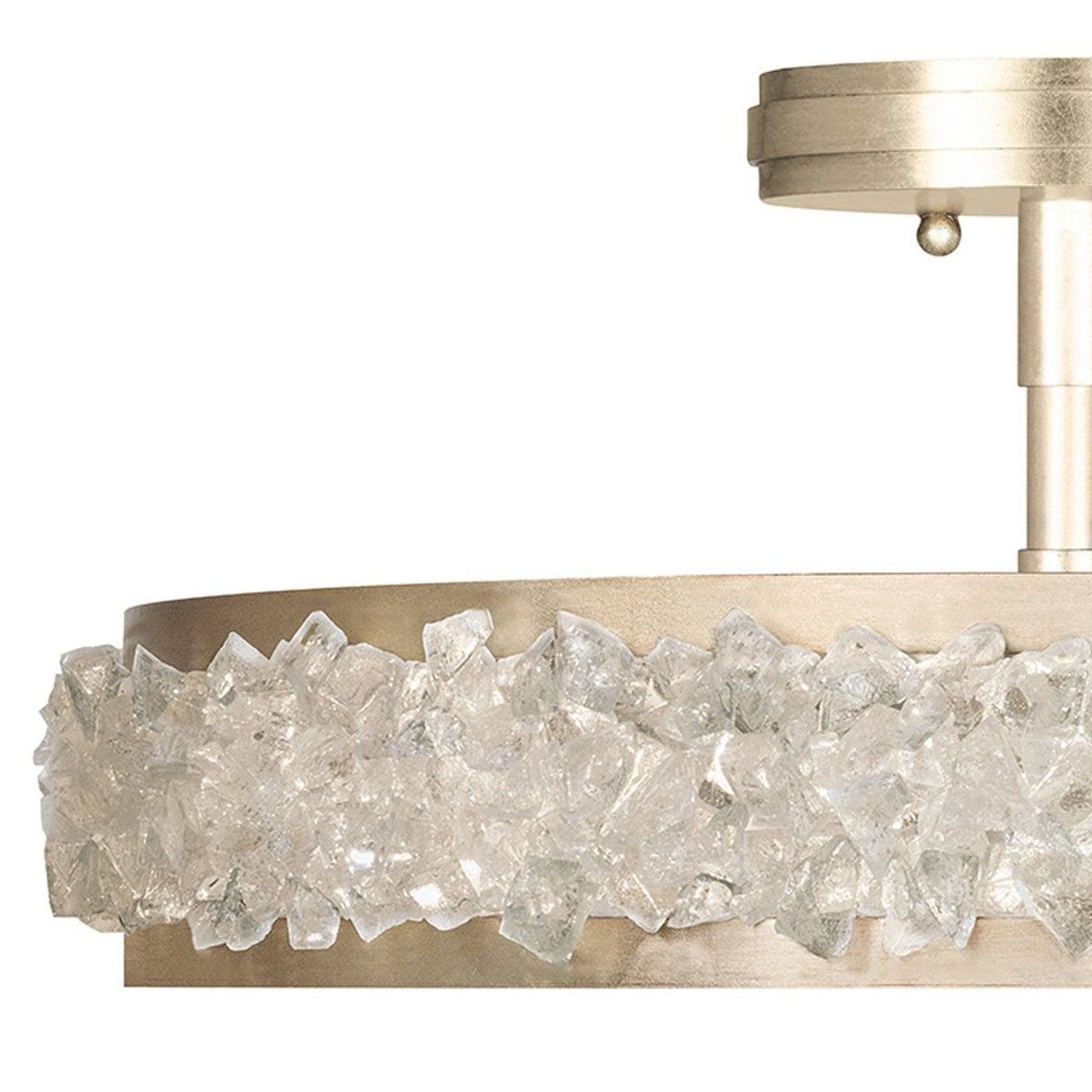 Cirrus Gem Multi-Finish Semi-Flush Ceiling Light
