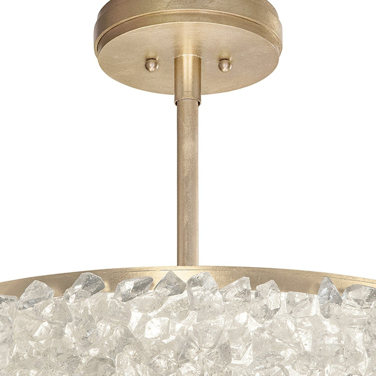 Cirrus Gem Multi-Finish Semi-Flush Ceiling Light
