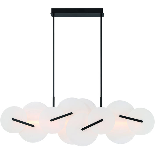 Cloudline Black Glass LED Chandelier