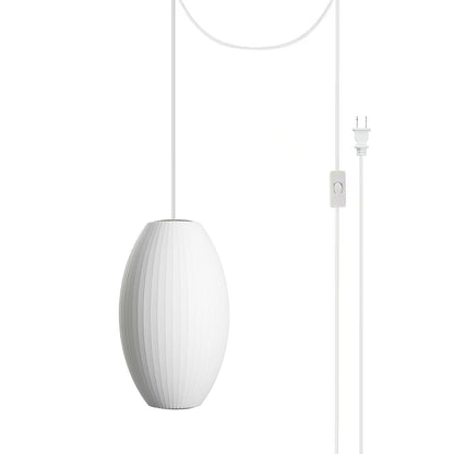 Cloudmesh White Polymer Swag Pendant