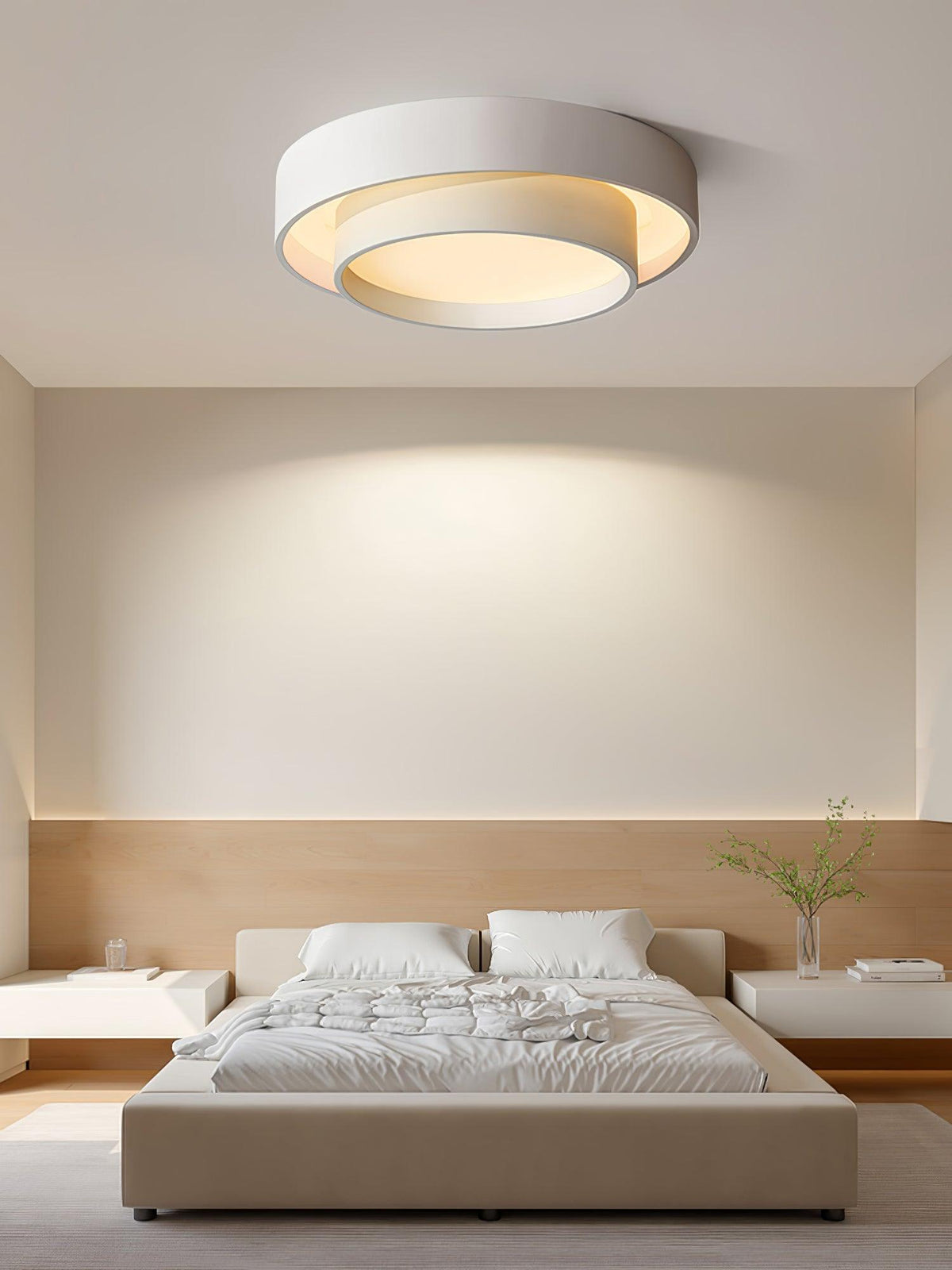 Colorband White Grey Black LED Ceiling Light