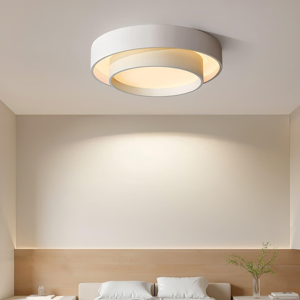 Colorband White Grey Black LED Ceiling Light