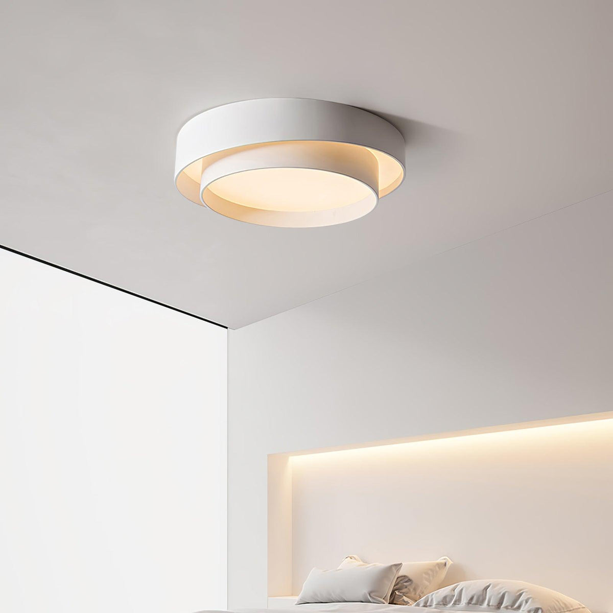 Colorband White Grey Black LED Ceiling Light