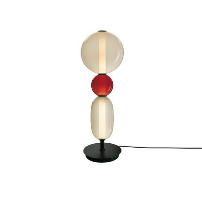 Colorstack Black Glass LED Table Lamp